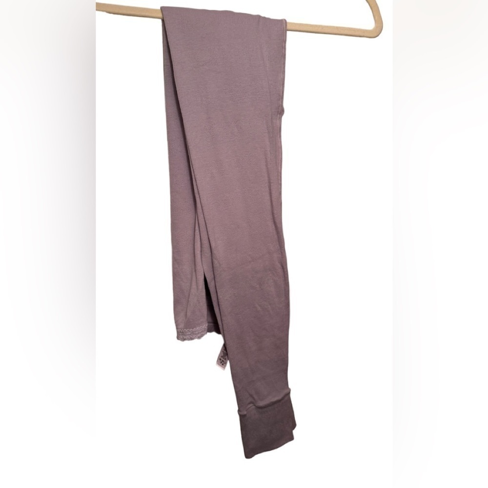 SKIMS Pointelle Leggings Lavender XL NWT Lounge Pajama Soft - Picture 3 of 3